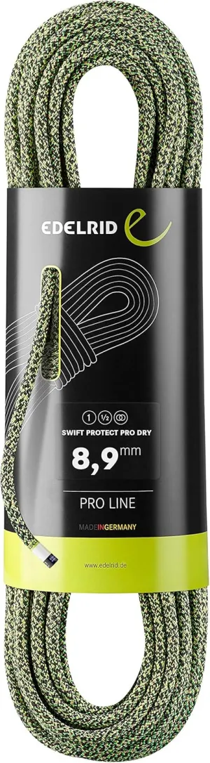 EDELRID Swift Protect 8.9mm Pro Dry Dynamic Climbing Rope