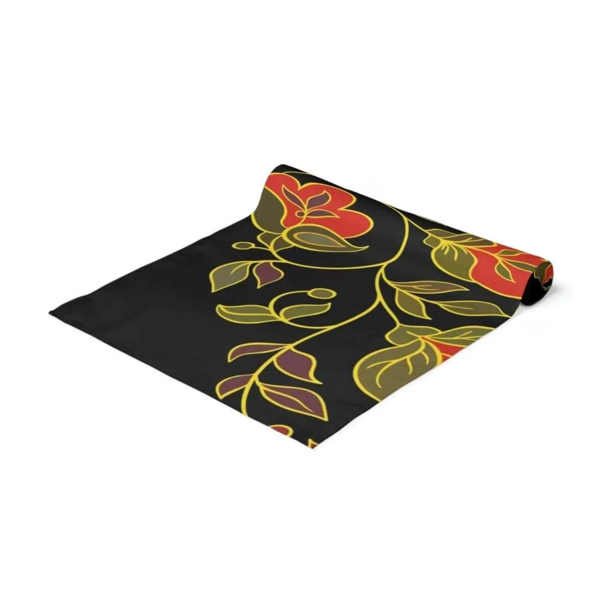 Elegant Floral Paisley Table Runner