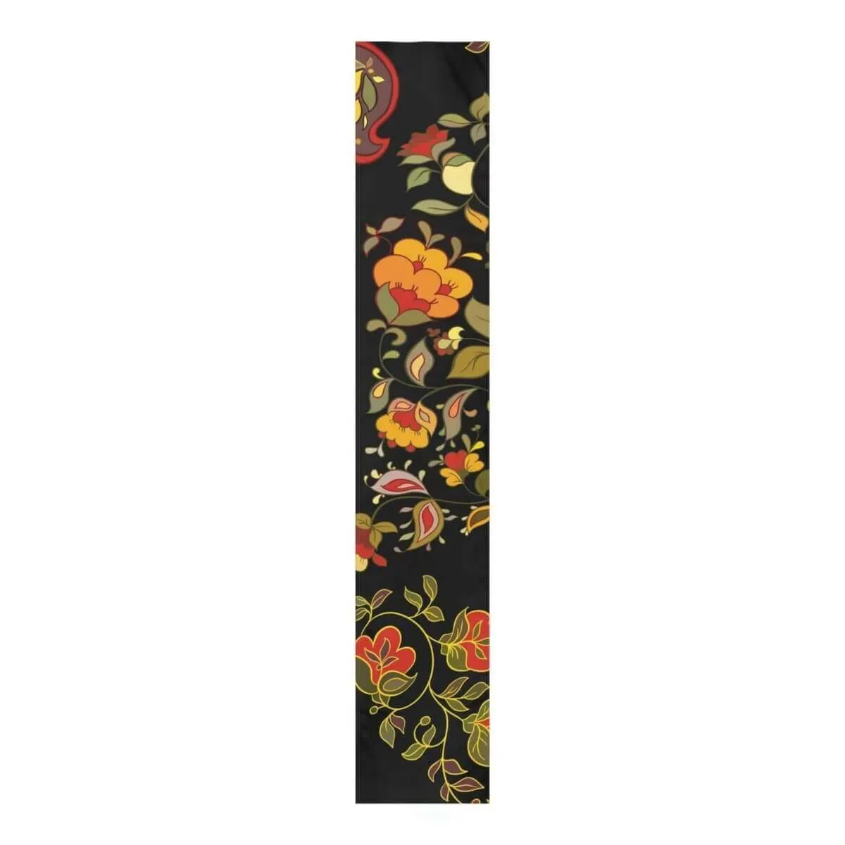 Elegant Floral Paisley Table Runner