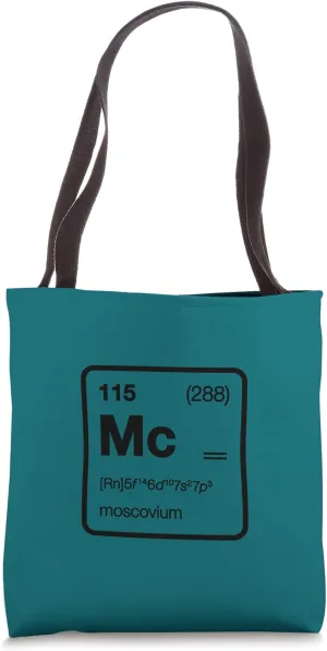 Element 115 / Moscovium Periodic Table Design Tote Bag