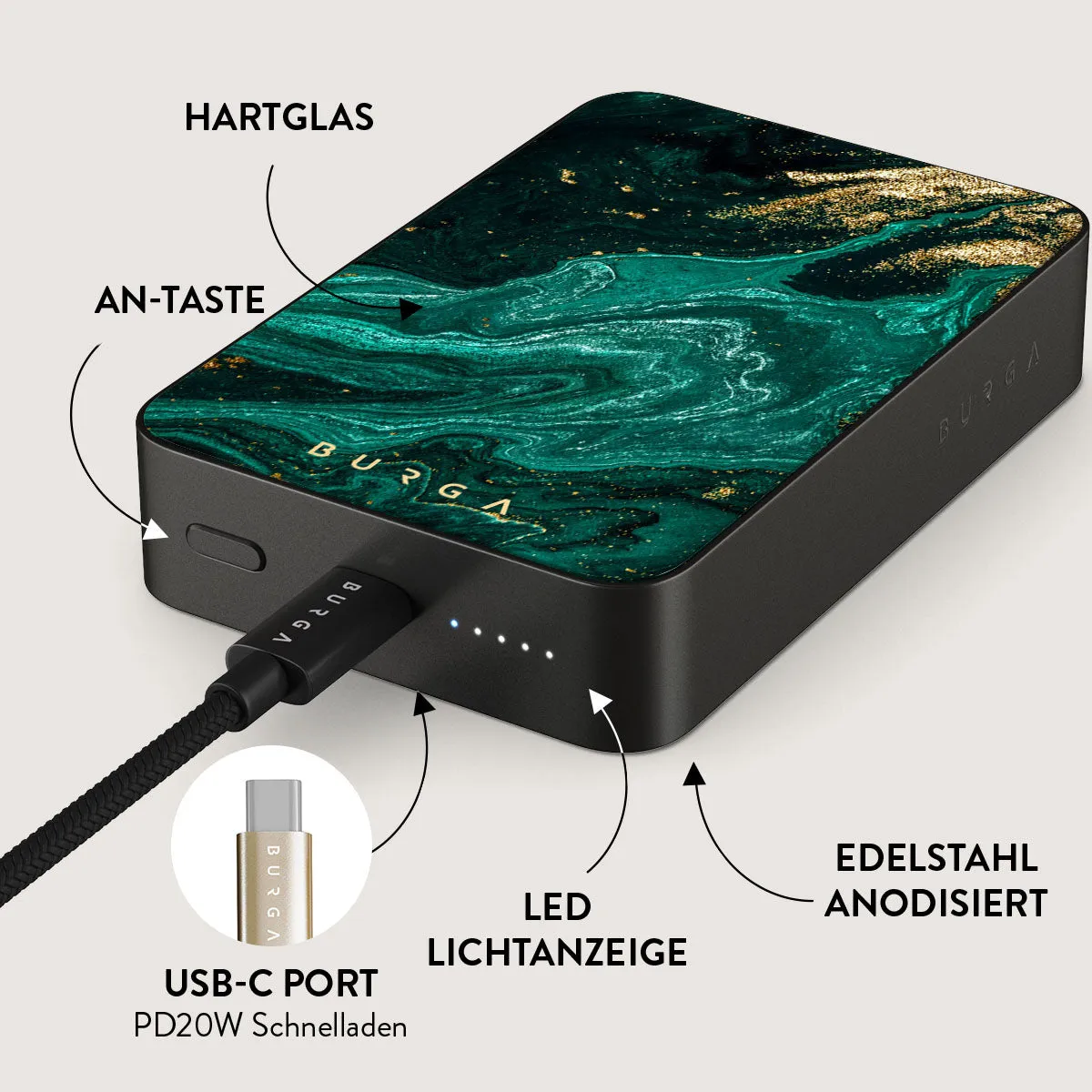 Emerald Pool - Magnetic Powerbank
