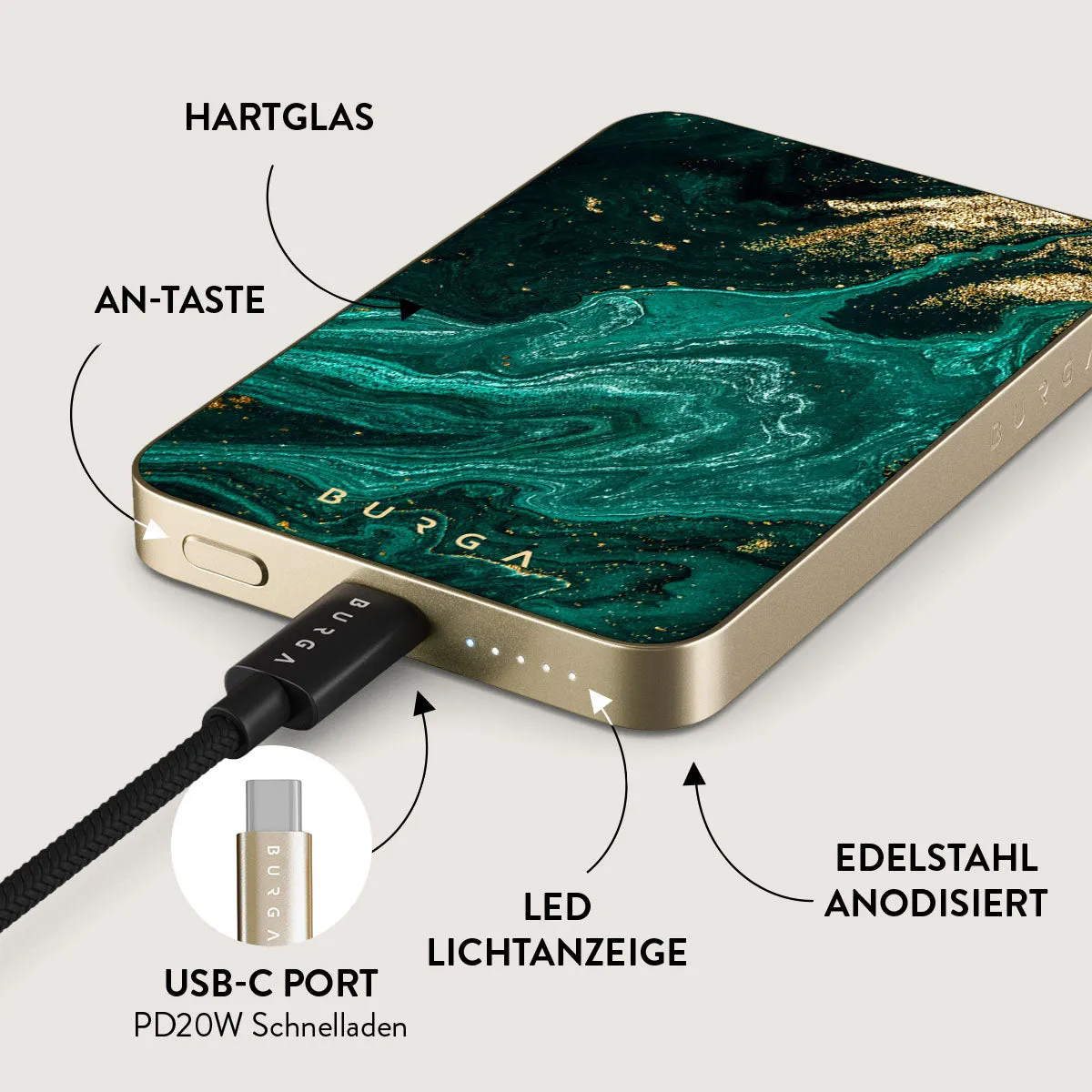 Emerald Pool - Magnetic Powerbank