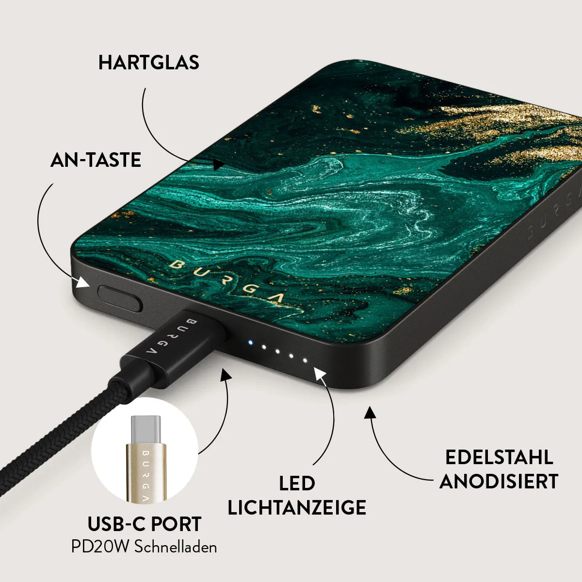 Emerald Pool - Magnetic Powerbank