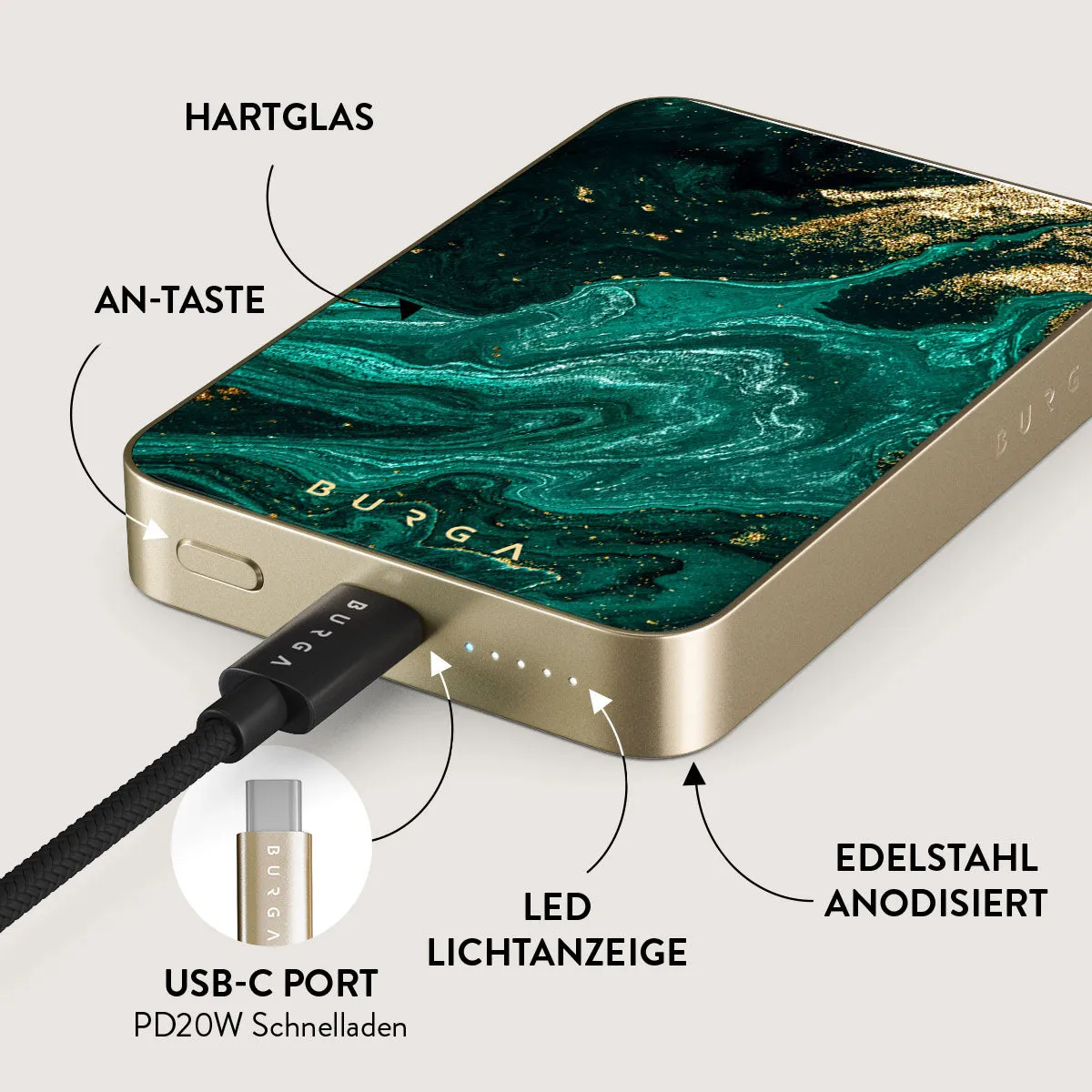 Emerald Pool - Magnetic Powerbank