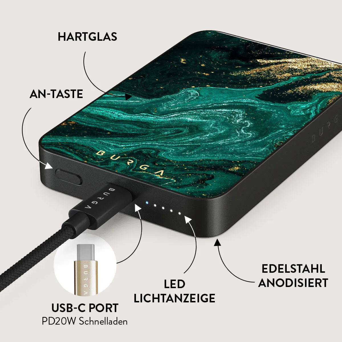 Emerald Pool - Magnetic Powerbank