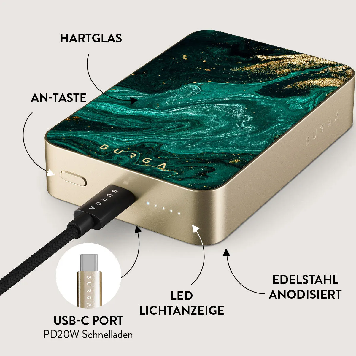 Emerald Pool - Magnetic Powerbank