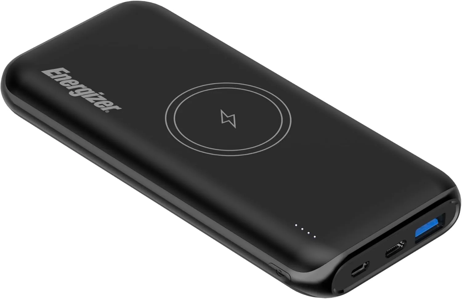 Energizer 10,000 mAh Wireless Portable Charger with 15W Wireless Charging and 20W USB-C Power Delivery 3.0 for iPhone 16 15 14 13 12 Series, iPad, and More_QE10009Q
