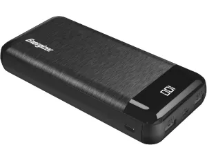 Energizer Power Bank 20000mAh Portable Battery Pack, Backup Phone Charger with LCD Display Compatible with iPhone16 15 14 13 12 Plus/Pro/Pro Max, iPhone All Series, iPad, Android Devices_UE20058