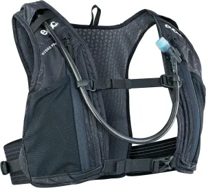 EVOC Hydro PRO 3   1,5l Hydration Bladder, Hydration Backpack for Cycling, Hiking or Jogging, (Extra Light, Two Nutrition COMPARTMENTS, Two Chest Strap Pockets, 1,5l Camel Pack), Black