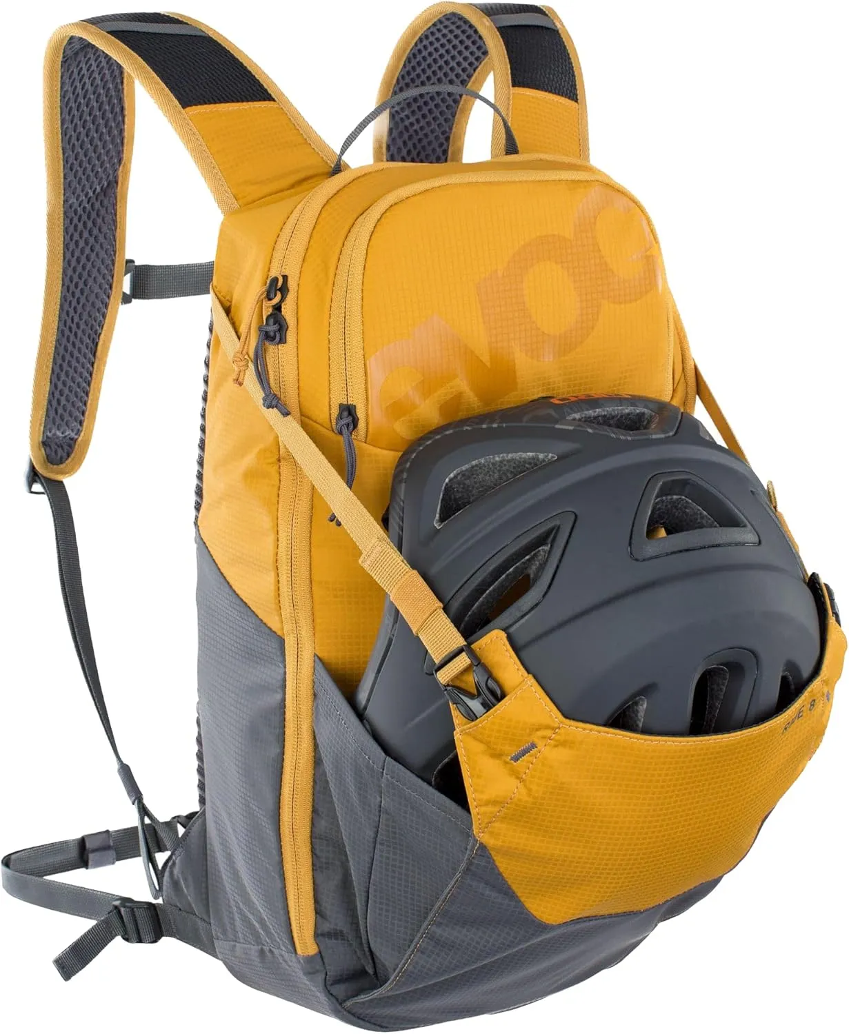 EVOC Rucksack Backpacks, Clay Yellow/Carbon Grey, 8l