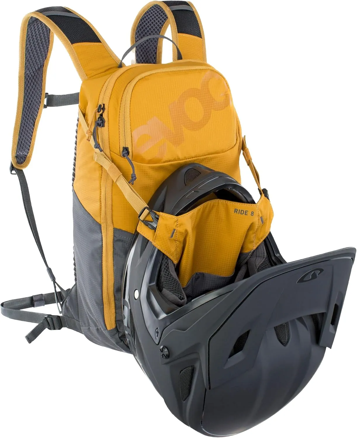EVOC Rucksack Backpacks, Clay Yellow/Carbon Grey, 8l