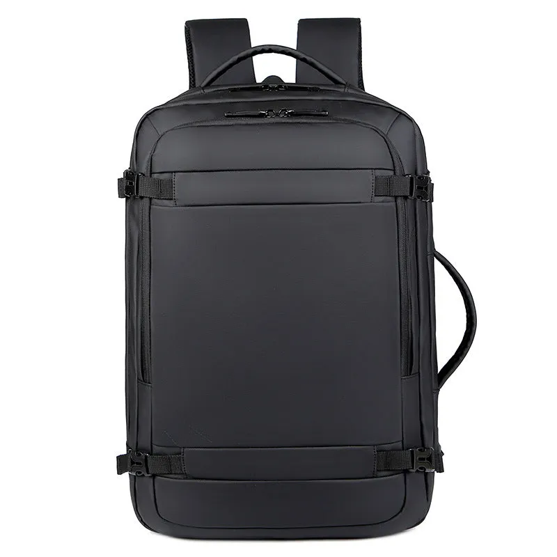 Extensible Backpack 45L Large Capacity Black Backpack