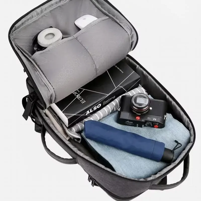 Extensible Backpack 45L Large Capacity Black Backpack