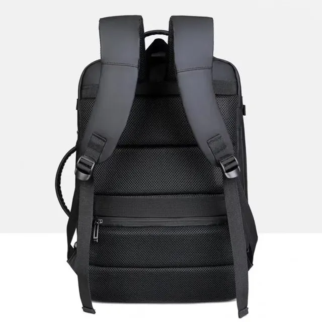 Extensible Backpack 45L Large Capacity Black Backpack