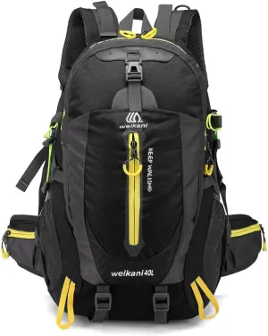 Eysee 40L Backpack, Canvas Daypack, Trekking Backpack, Camping Hiking Backpack, Outdoor Backpack