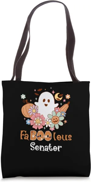 Faboolous Senator Boo Funny Halloween Tote Bag