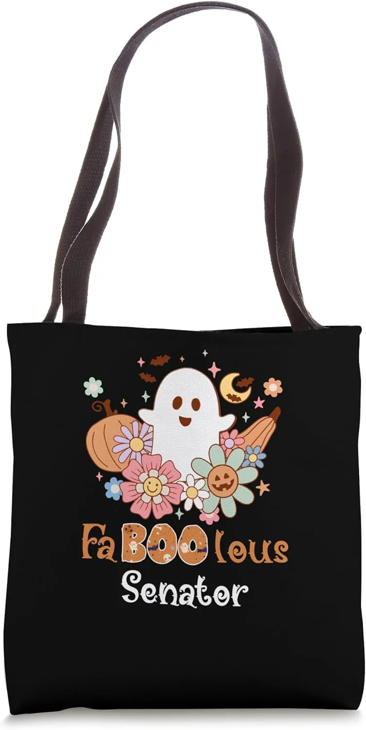 Faboolous Senator Boo Funny Halloween Tote Bag