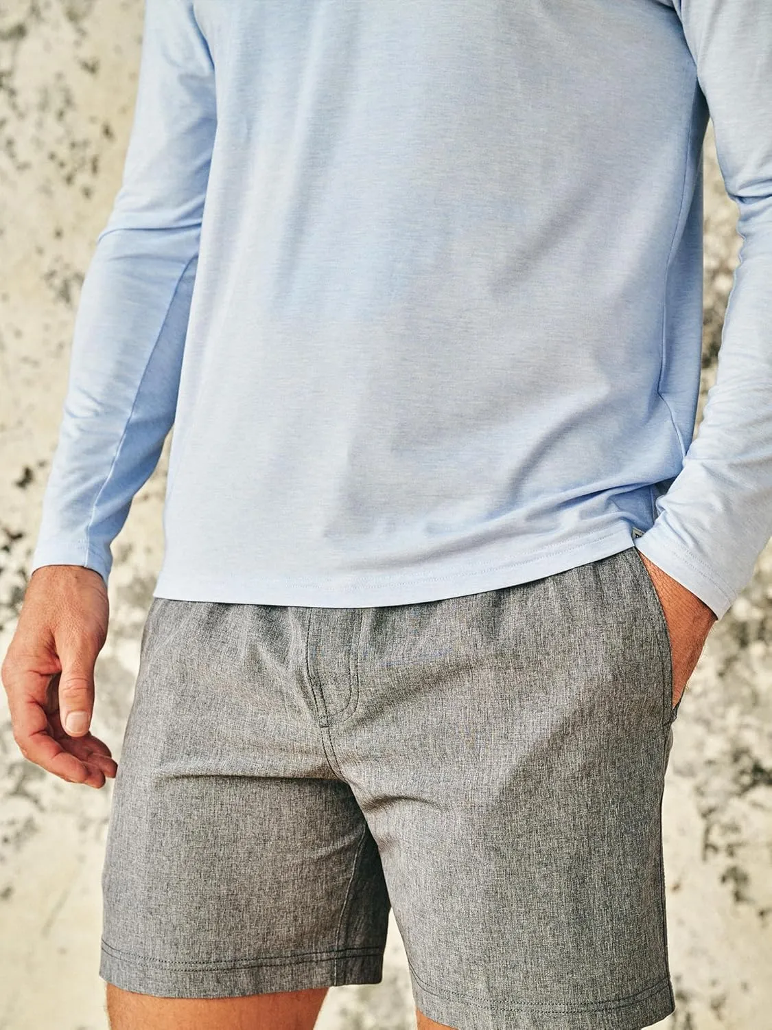Fair Harbor The Seabreeze Henley –– Men's Classic Long Sleeve Henley –– Incredibly Soft and Lightweight, UPF 50