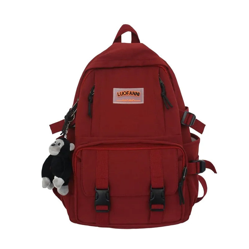 Fashion Waterproof nylon Women Backpack Large capacity with multiple pockets Schoolbags for teenage girls Travel Mochilas