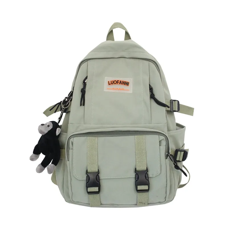 Fashion Waterproof nylon Women Backpack Large capacity with multiple pockets Schoolbags for teenage girls Travel Mochilas