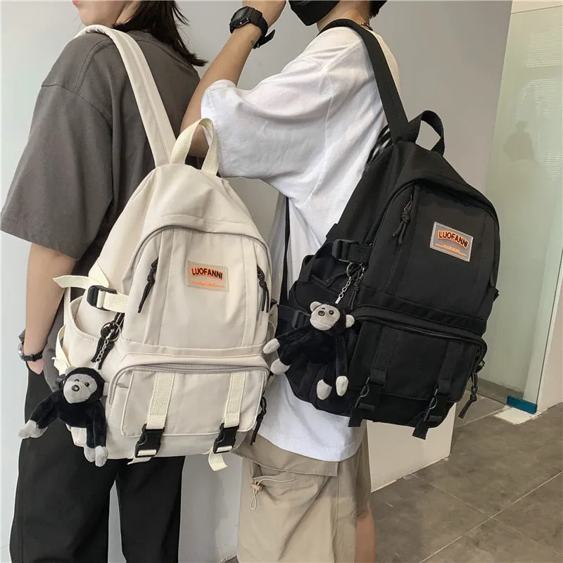 Fashion Waterproof nylon Women Backpack Large capacity with multiple pockets Schoolbags for teenage girls Travel Mochilas
