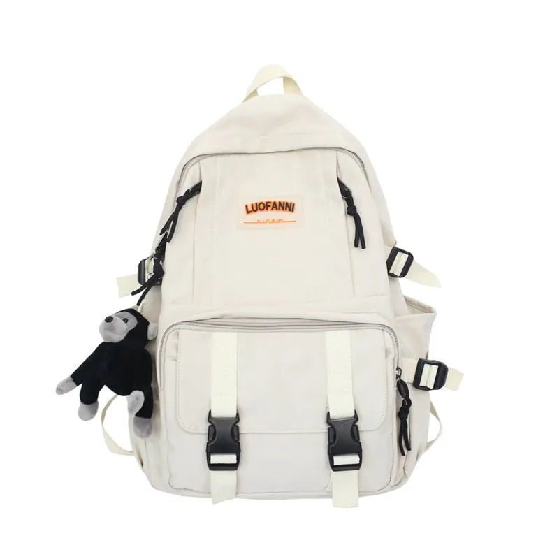 Fashion Waterproof nylon Women Backpack Large capacity with multiple pockets Schoolbags for teenage girls Travel Mochilas