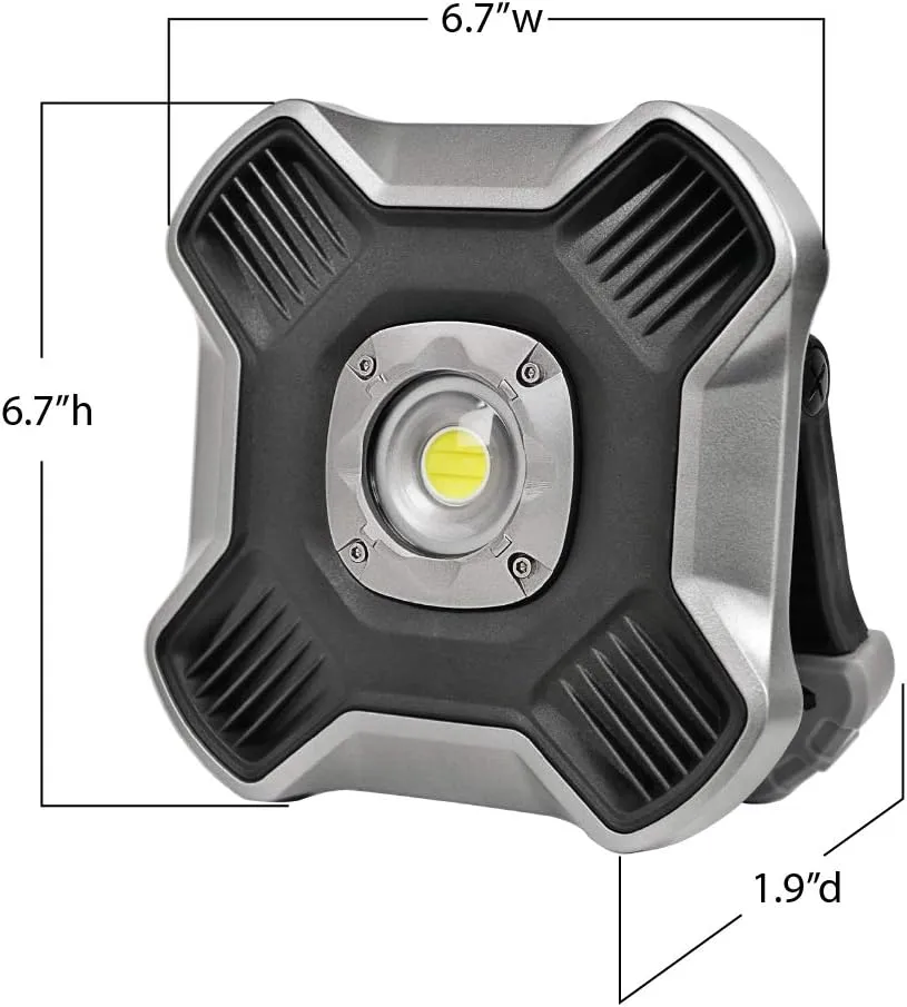 Feit Electric WORK2000 2000 Lumens Ultra Bright Rechargeable Portable LED Work Light