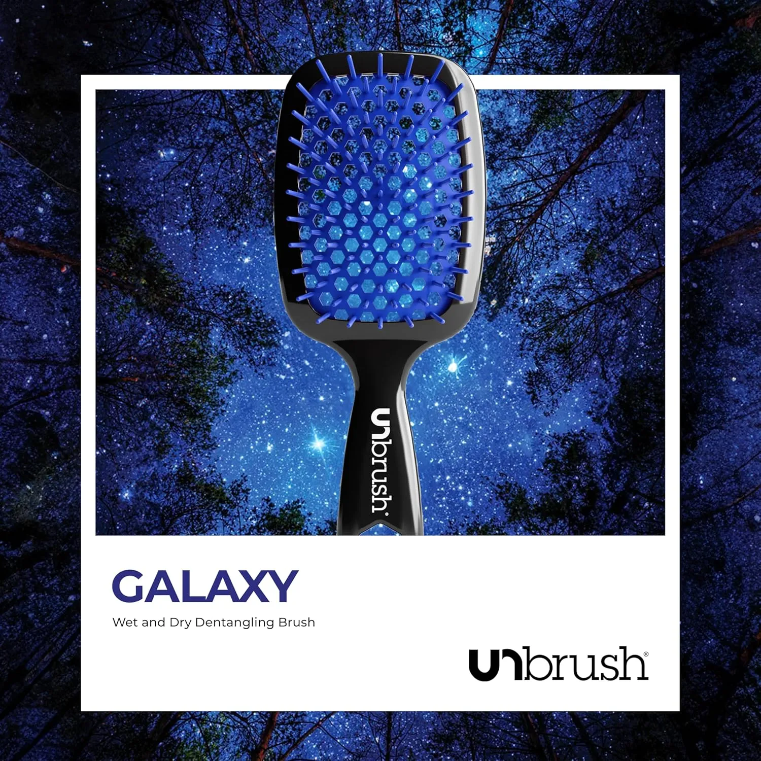 FHI Heat UNbrush Detangling Brush for Pain-Free Brushing on All Wet or Dry Hair Types — Durable DuoFlex Anti-Static Bristles, Lightweight Handle, Vented Hair Brush