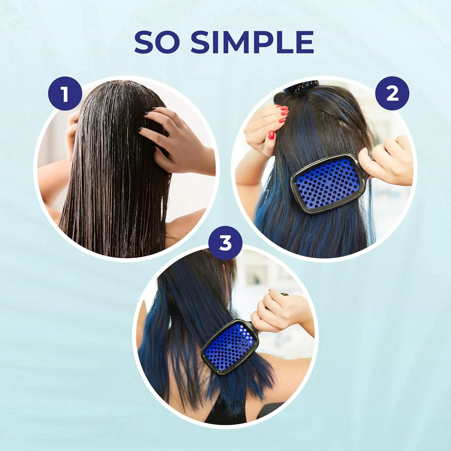 FHI Heat UNbrush Detangling Brush for Pain-Free Brushing on All Wet or Dry Hair Types — Durable DuoFlex Anti-Static Bristles, Lightweight Handle, Vented Hair Brush