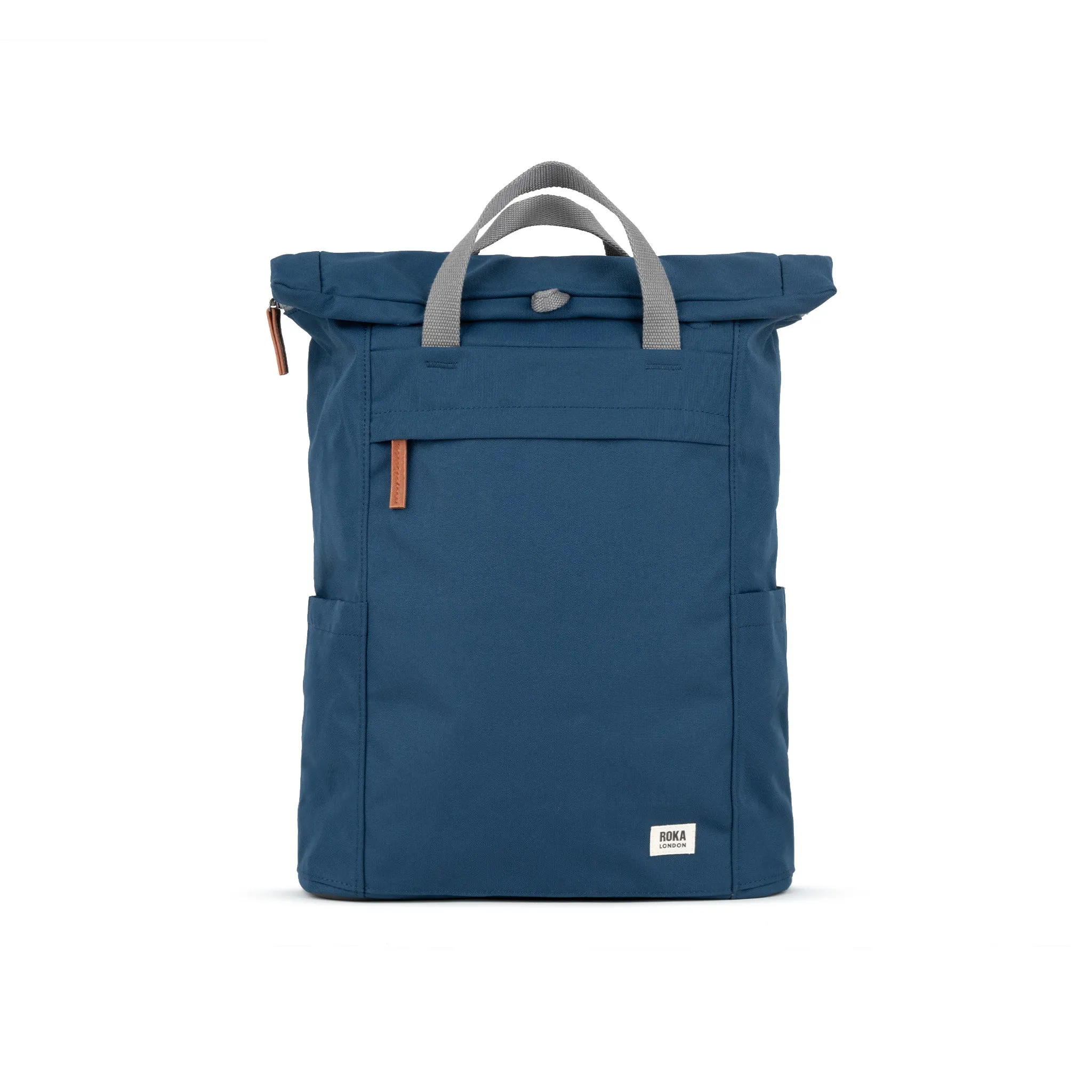 Finchley A Deep Blue Recycled Canvas Large