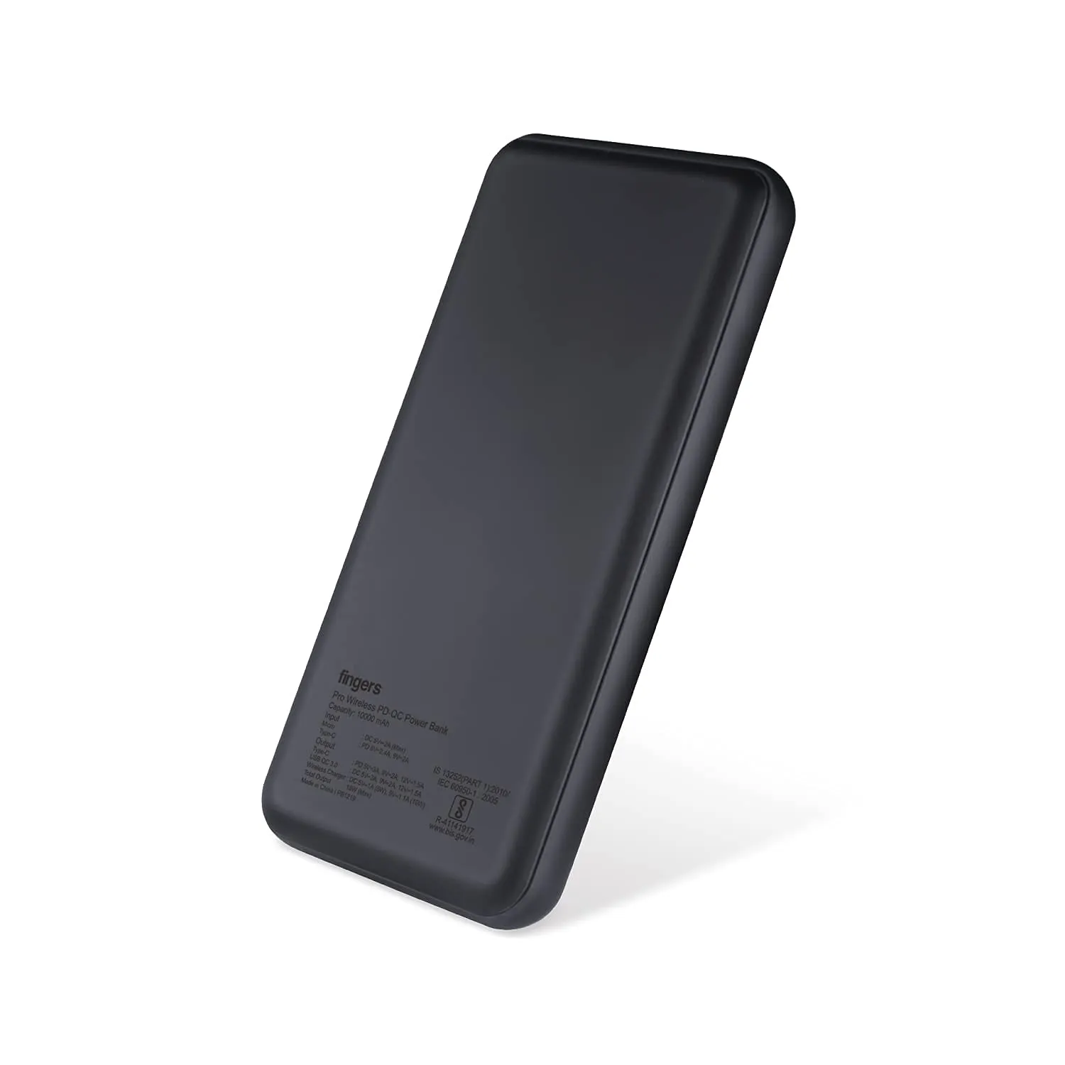 FINGERS Pro Wireless PD-QC Power Bank [10,000 mAh Li-Polymer Power Delivery (PD)