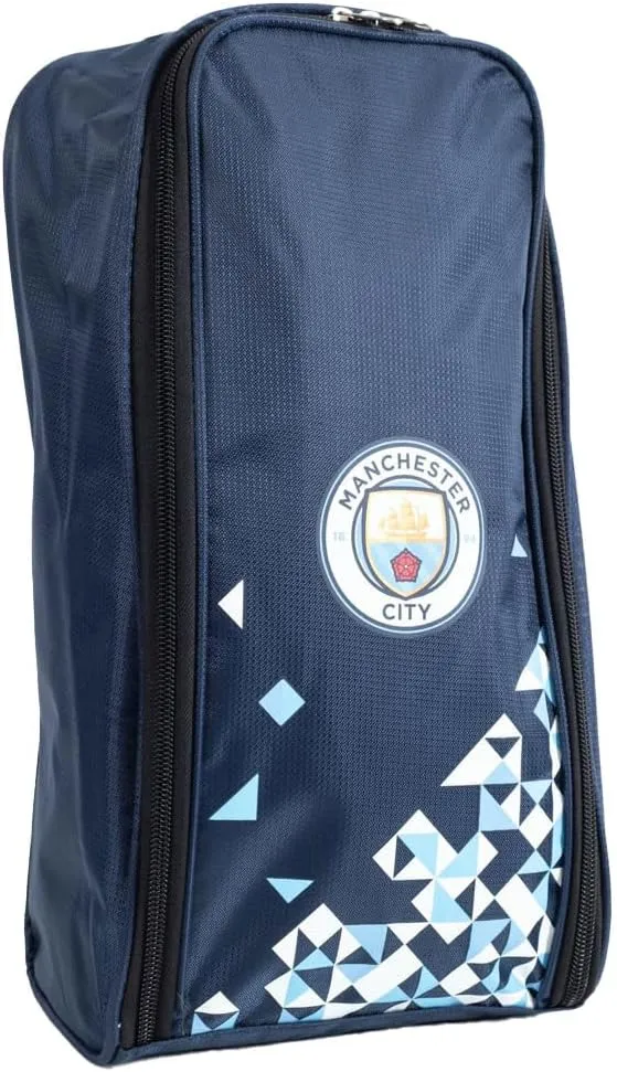 FOCO Officially Licensed Manchester City FC Particle Football Boot Shoe Bag, Manchester City Fc, One Size, Particle