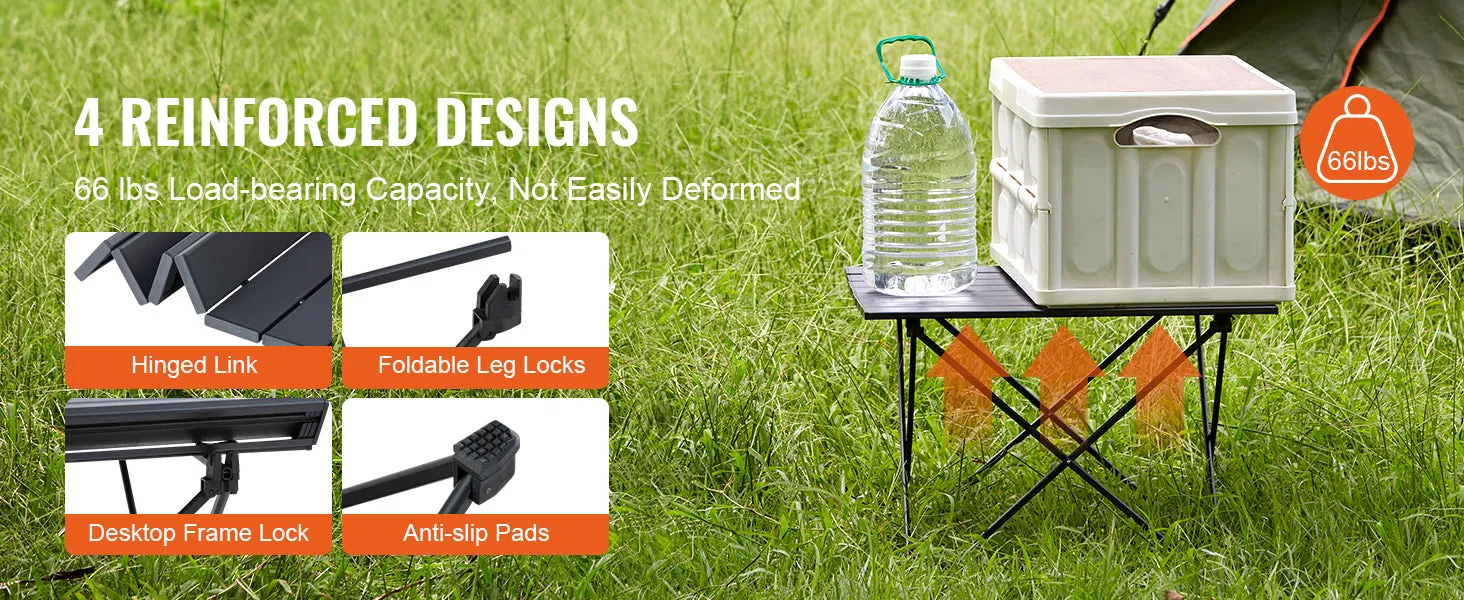 Folding Camping Table Outdoor Portable Tables Lightweight Foldable Compact