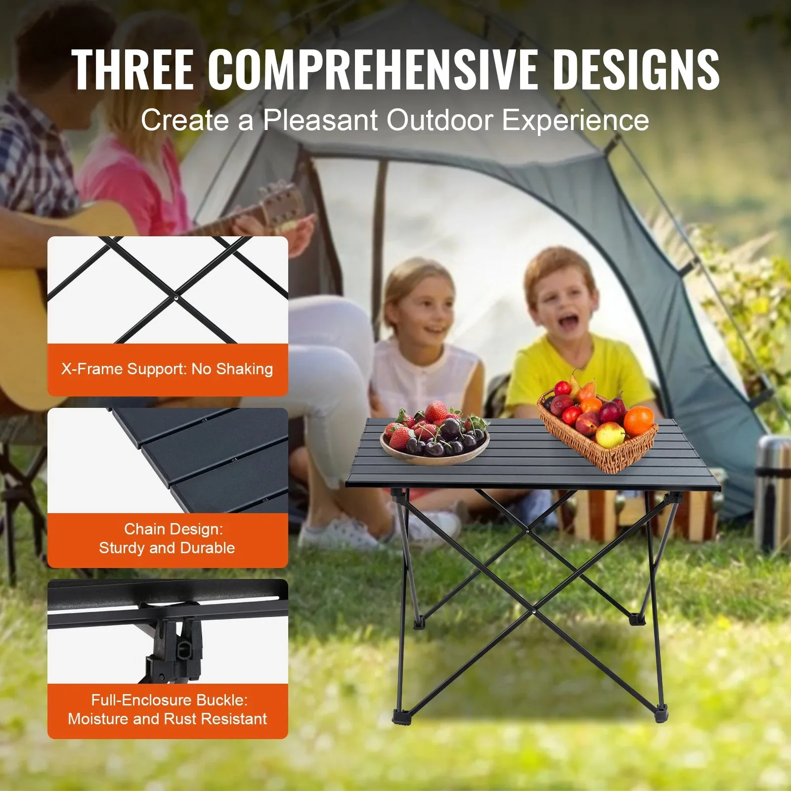 Folding Camping Table Outdoor Portable Tables Lightweight Foldable Compact