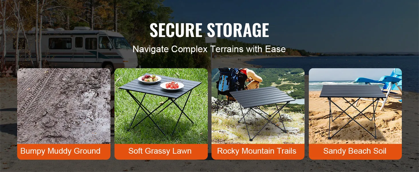 Folding Camping Table Outdoor Portable Tables Lightweight Foldable Compact