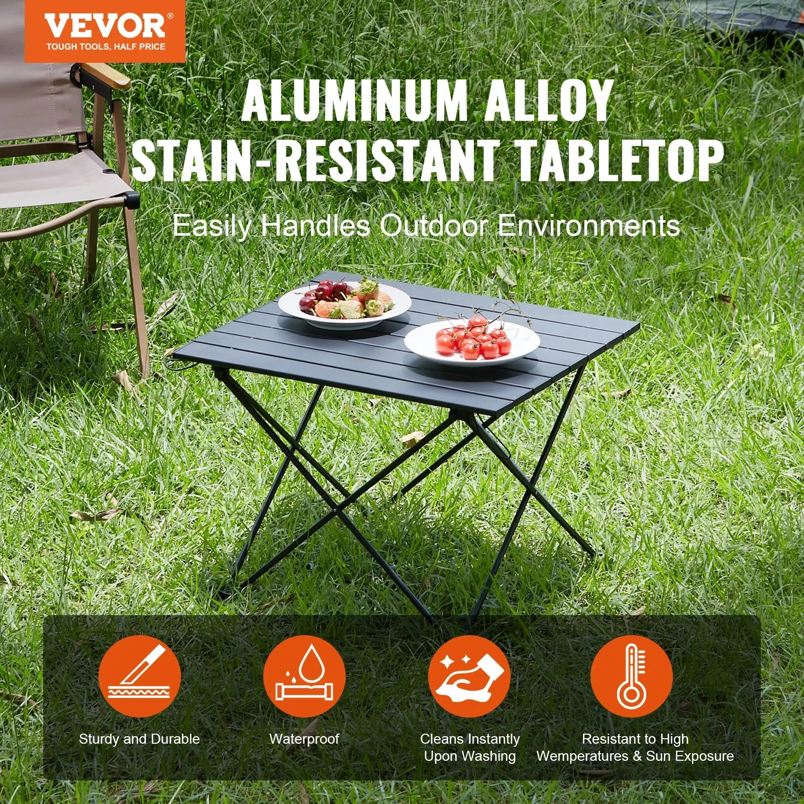 Folding Camping Table Outdoor Portable Tables Lightweight Foldable Compact