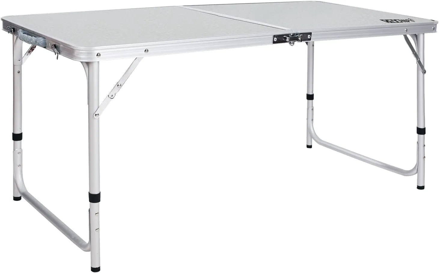 Folding Camping Table with mesh Storage, Portable Outdoor Picnic Table, Aluminum Alloy Folding Table