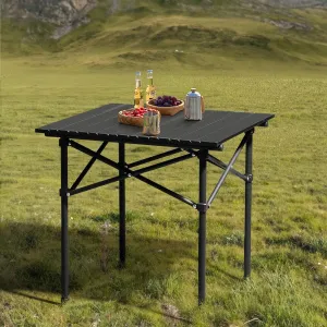 Folding Camping Table,Portable Table for 2-4 Persons, Folding Camping Table -Collapsible Table Lightweight with Carry Bag for Camping, Hiking, Picnics, BBQ, Beach Trips