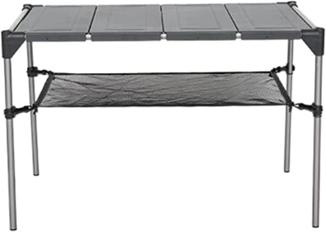 Folding Dining Table Lightweight Rain-Proof Detachable Outdoor Camping Desk Aluminum Alloy Folding Table Portable Picnic Fishing Beer Table (Color : Single Table)