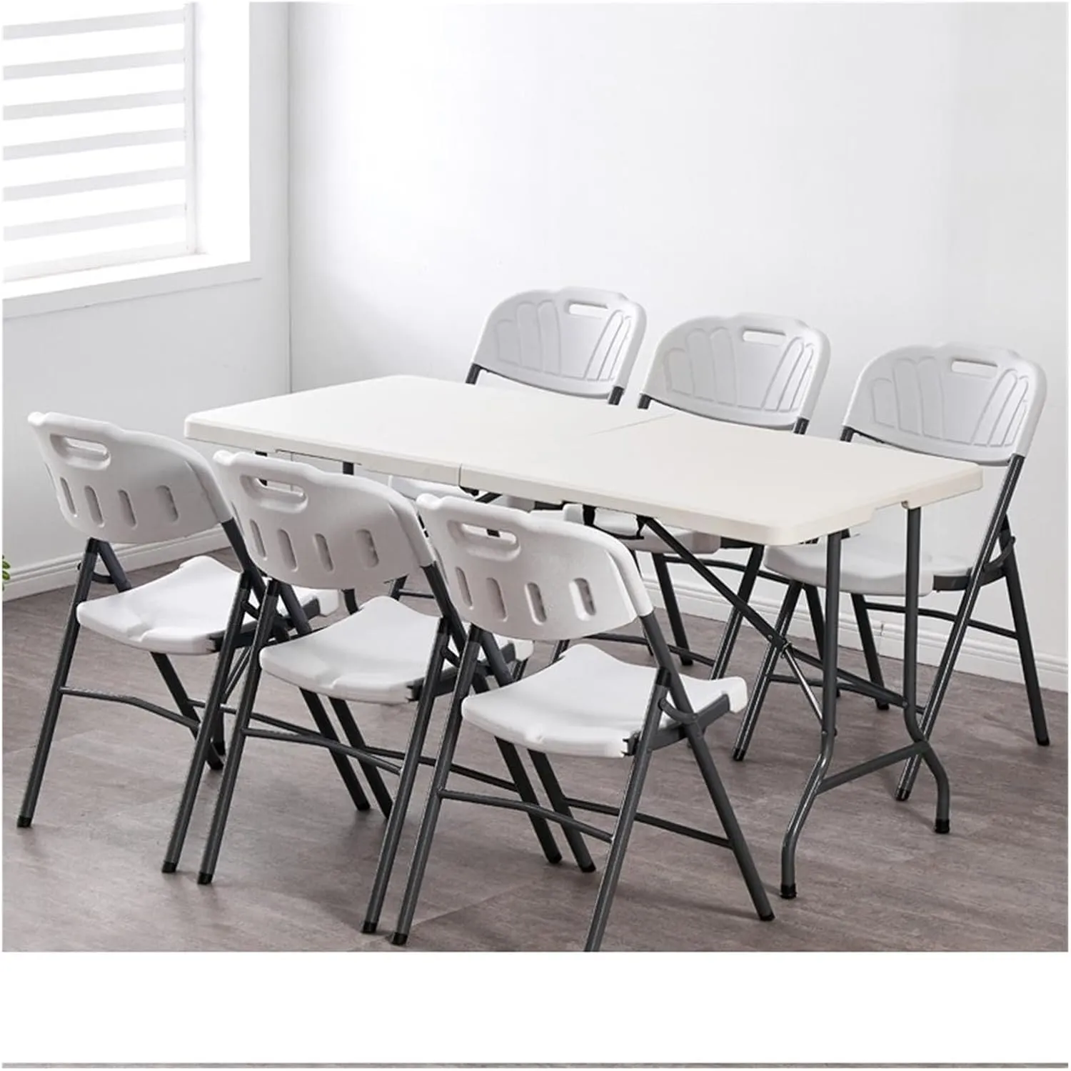Folding Dining Table Outdoor Folding Conference Table Foldable Camping Table Outdoor Camping Folding Table Portable Office Stall Long Table (Color : 1.2m Green)