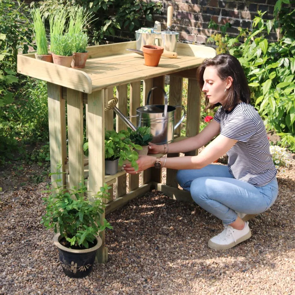 Folding Garden Bar/Potting Table