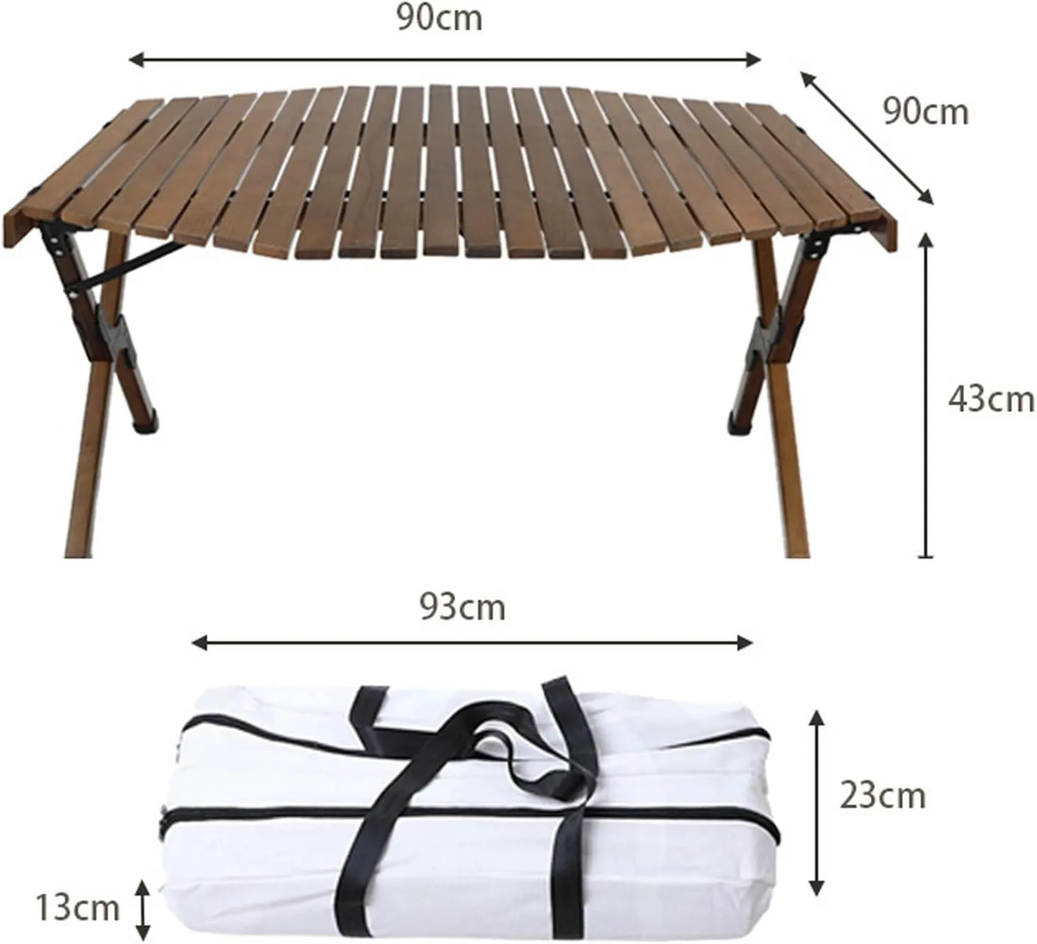 Folding Picnic Table air Set, Portable Bee Roll-up Table Top Camping Table Lightweight Foldable airs for Indoor, Outdoor, Easy to Carry