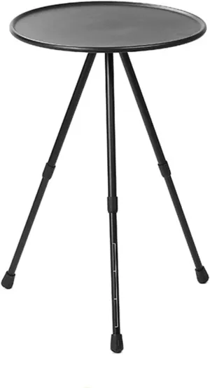 Folding Round Table Telescopic Outdoor Table Three-Legged Dining Table Aluminum Alloy Table for Hiking Camping
