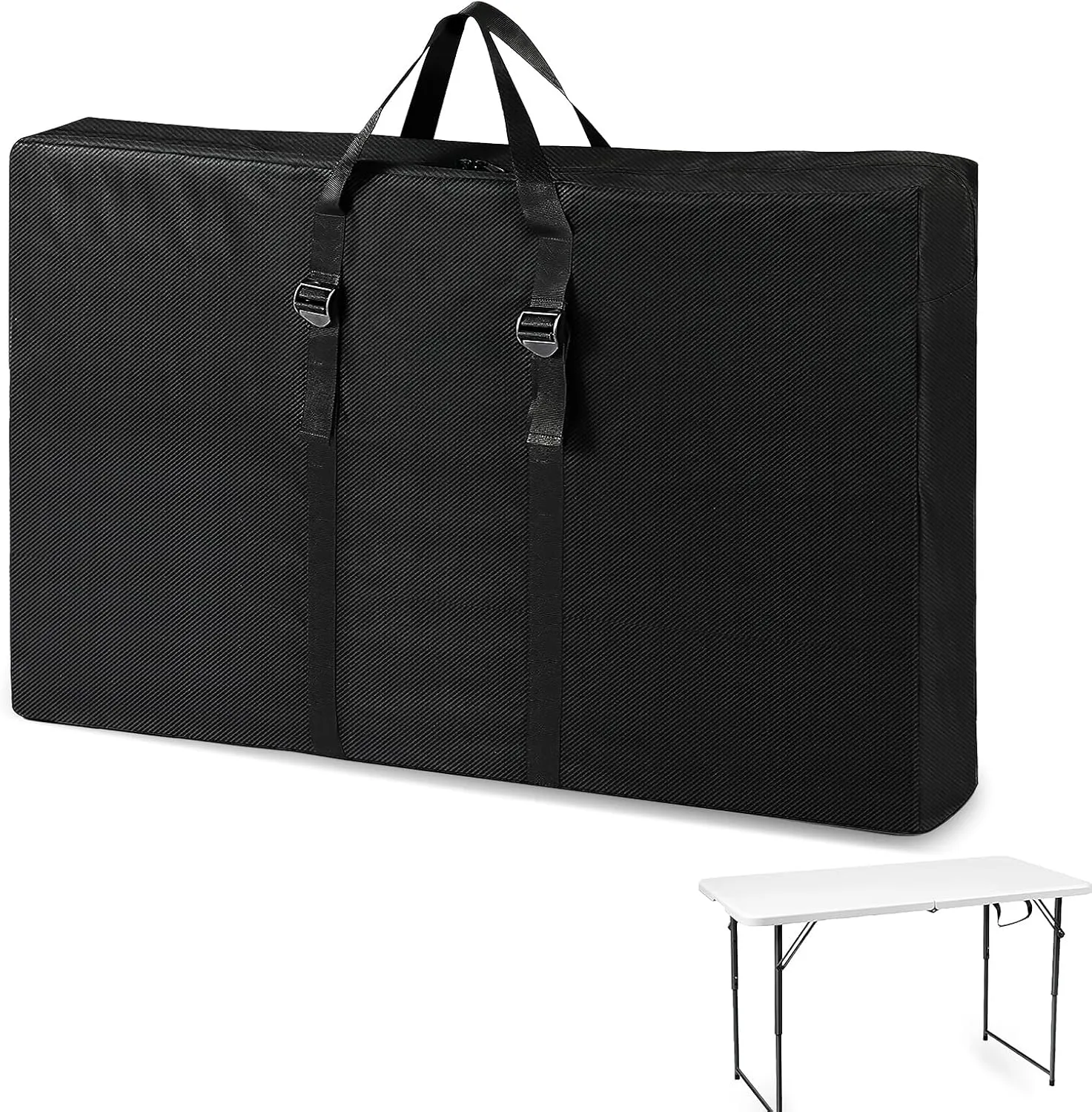 Folding Table Storage Bag, Outdoor Table Carry Bag for 6FT Folding Picnic/Camp Tables,Waterproof Poker Table Cover(Only Cover) - 36" L x 5" W x 30" H