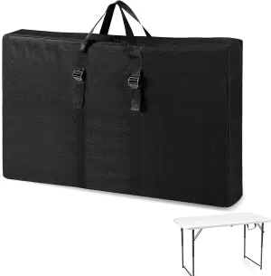 Folding Table Storage Bag, Outdoor Table Carry Bag for 6FT Folding Picnic/Camp Tables,Waterproof Poker Table Cover(Only Cover) - 36" L x 5" W x 30" H