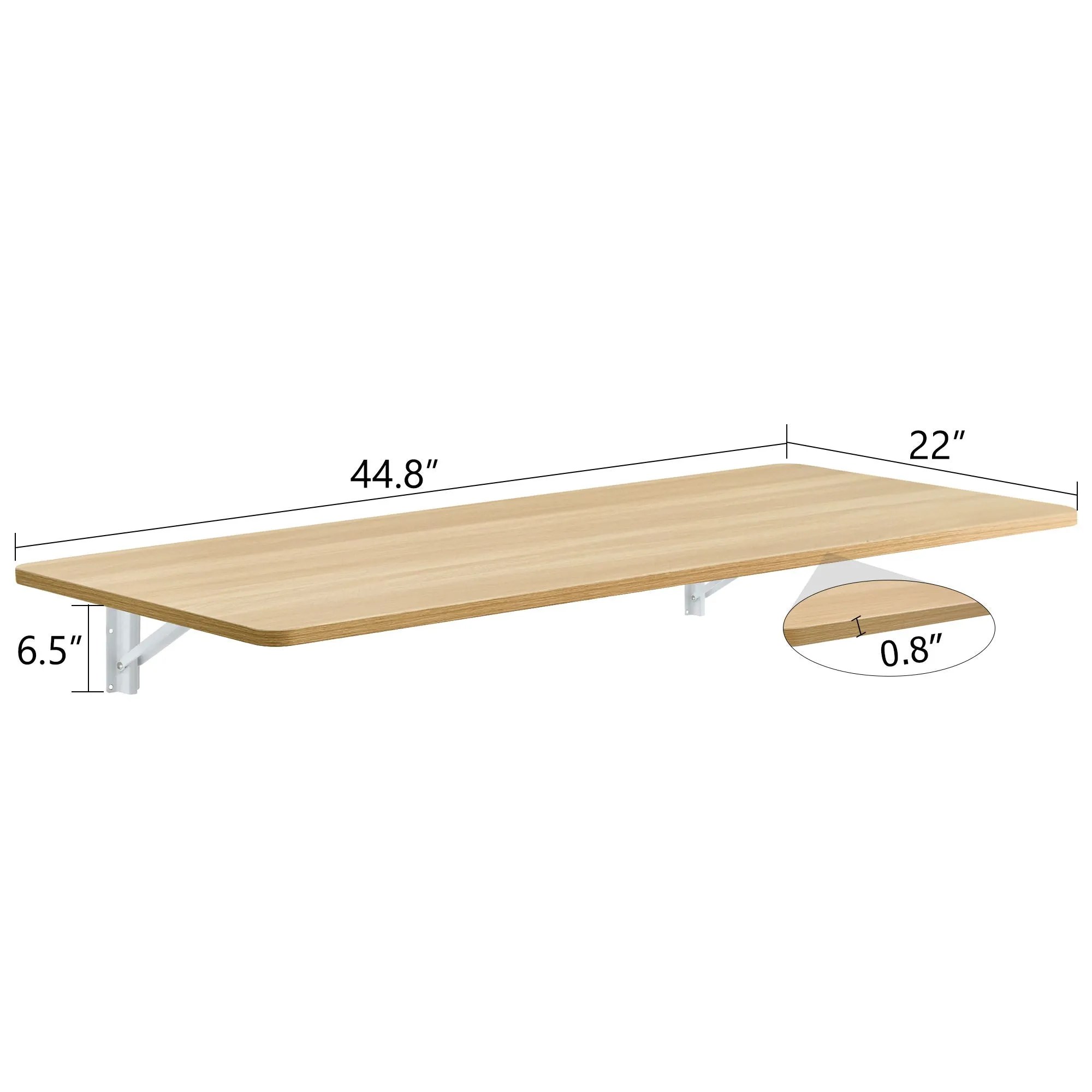 Folding Table Wall Mounted Folding Table For Small Spaces, Fold Down Desk, Workbench
