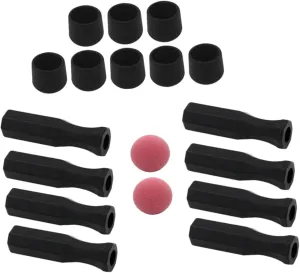Foosball Table Handles 18Pcs/Set Standard Lightweight Mini Table Football Game Maintenance Practical Replacement Rod End Caps