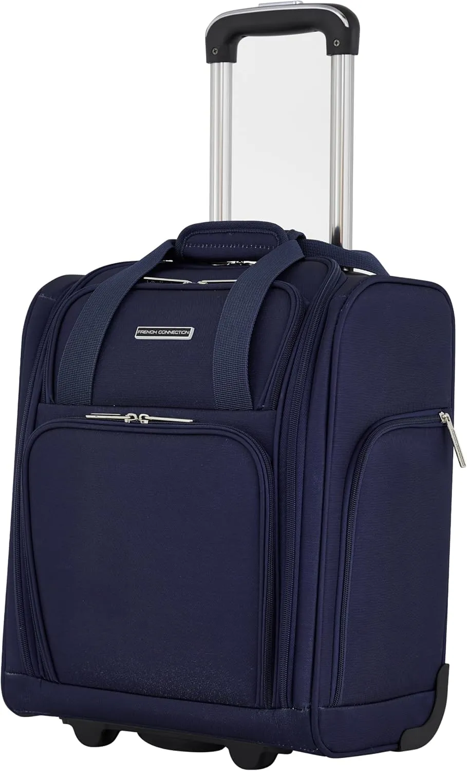 French Connection Underseat Carry-On Luggage USB-C Ports, Blue Depths, 16-Inch