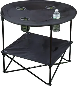 FT-Black Camping Table, One Size