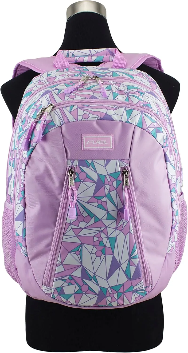 FUEL Active 2.0 Sport Carry On Luggage Weekender Travel Daypack Rusksack Backpack Bag, Diamond Geo